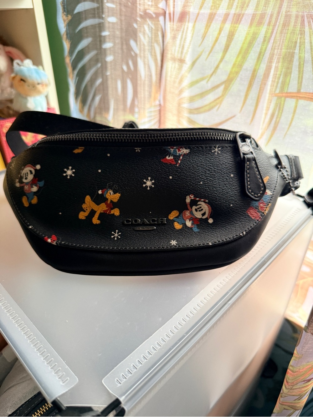 Coach Disney Christmas Mickey Fanny Pack
